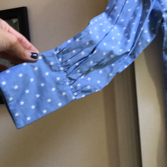 Adorable top shop star print button down - Picture 3 of 4